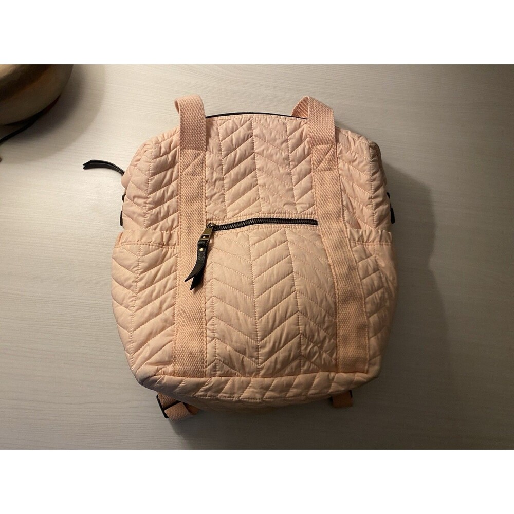 Quilted Pink Madden Girl Backpack With Laptop Sleeve